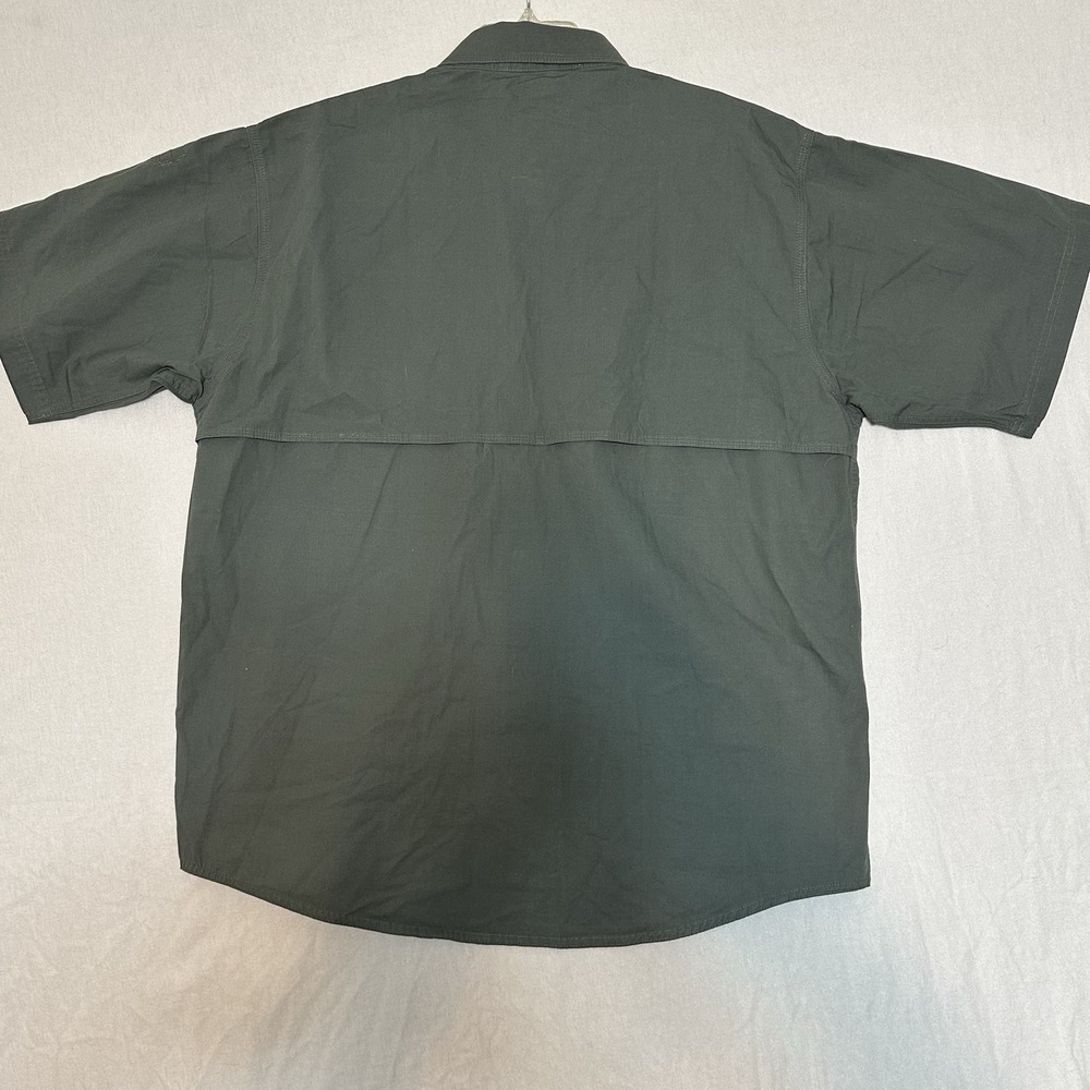 5.11 Tactical Men's XL SS Military Green Shirt Button Front Pockets Vented - Picture 2 of 7